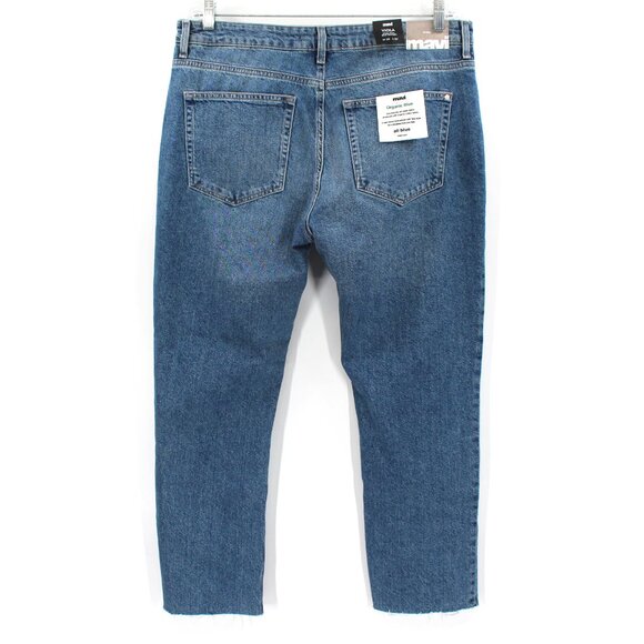 Mavi Viola High Rise Slim Straight Leg Vintage Organic Blue Jeans 32 NEW Denim - Picture 3 of 7